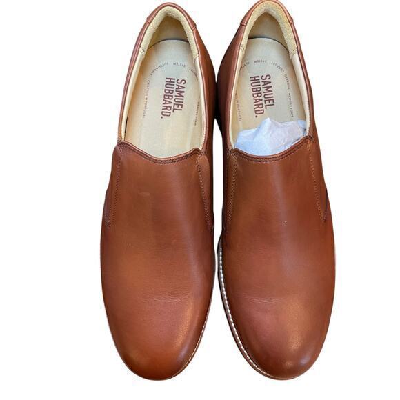 NWT Samuel Hubbard Men's Frequent Traveler Loafer‎ Whiskey Tan Leather US 9.5 W - Picture 5 of 16